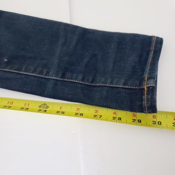 Banana Republic Jeans Premium Denim Skinny Mid Rise  Dark Wash 26 - Picture 11 of 13